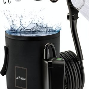 Camping Shower WADEO Portable Plastic for Men-0