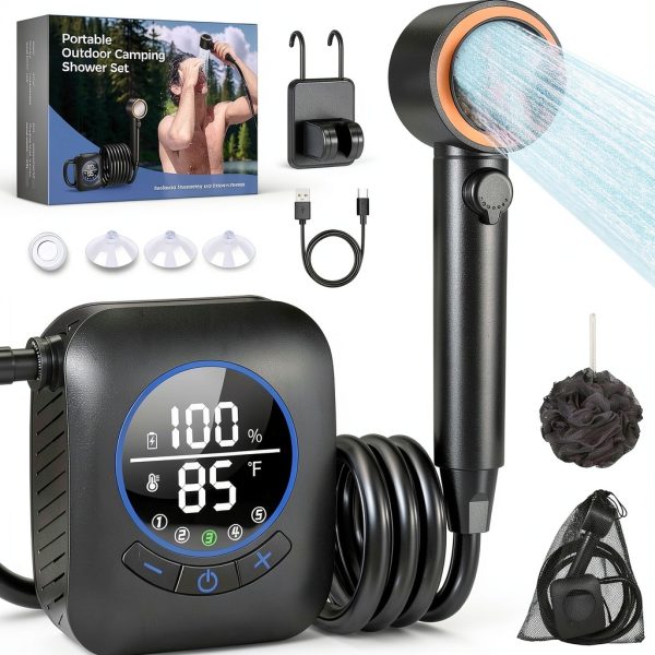 Docusvect Portable Shower Camping Kit-0