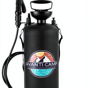 AVANTI CAMP Portable Outdoor Shower Pressurized 8L Black-0