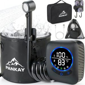 Pankay Portable Camping Shower with 8000mAh Battery-0