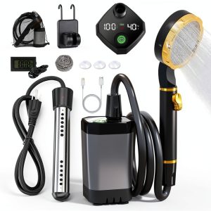 Portable Camping Shower BSEED ABS Material-0