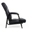 CLATINA Heavy Duty Guest Chair Metal Leather-5