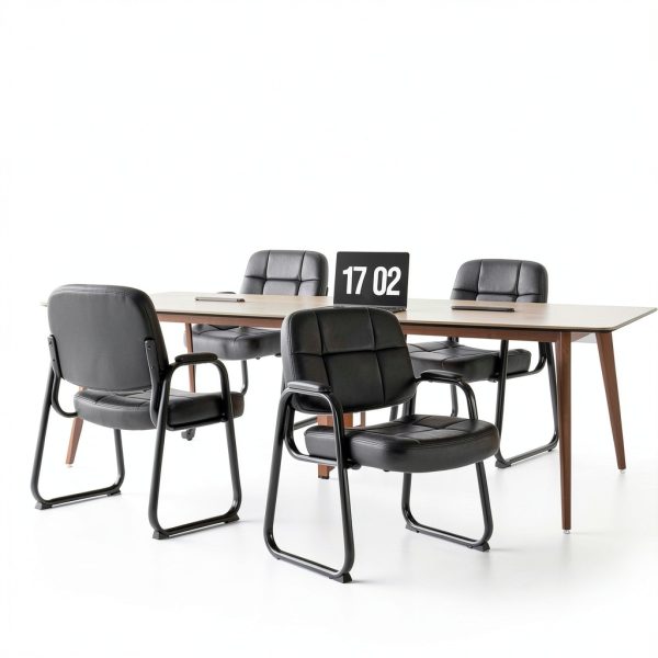 CLATINA Reception Chair Leather Modern Design-1