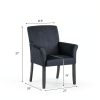 Giantex Dark Grey Waiting Room Chairs Office Guest-2