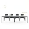 CLATINA Heavy Duty Guest Chair Metal Leather-8