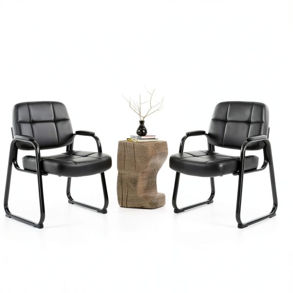 CLATINA Reception Chair Leather Modern Design-8