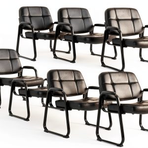 CLATINA Reception Chair Leather Modern Design-0