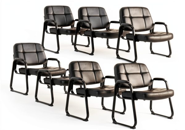 CLATINA Reception Chair Leather Modern Design-0
