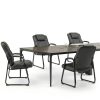 Reception Chair CLATINA Metal Sturdy Design Black-1