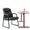 Reception Chair CLATINA Metal Sturdy Design Black-7