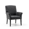 Giantex Grey Waiting Room Chairs Office Guest Chairs-5