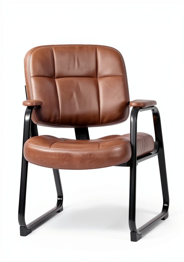 CLATINA Office Guest Chair Brown 4PK-3