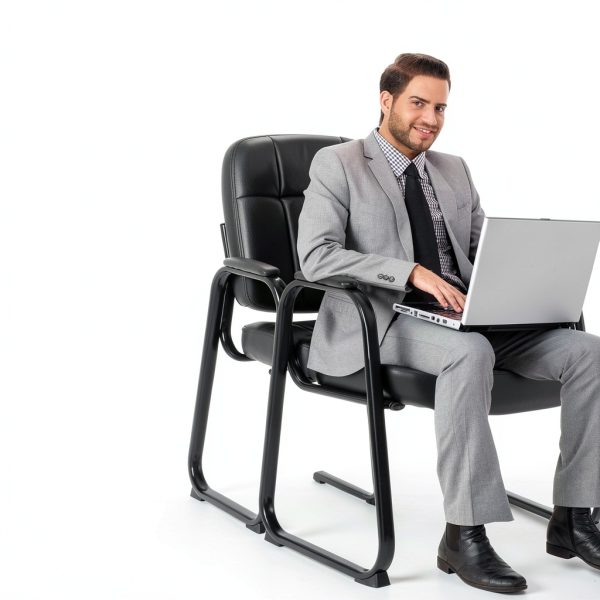CLATINA Reception Chair Leather Modern Design-4