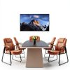 Waiting Room Chair CLATINA PU Leather Sled Base-1