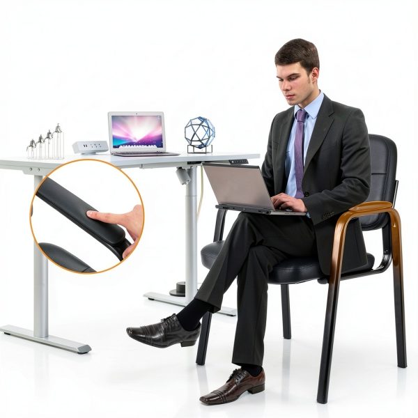 Conference Chair CLATINA Metal Frame PU Leather-5